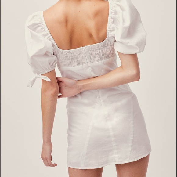For Love and Lemons Macaroon Puff Sleeve Dress - Picture 3 of 6